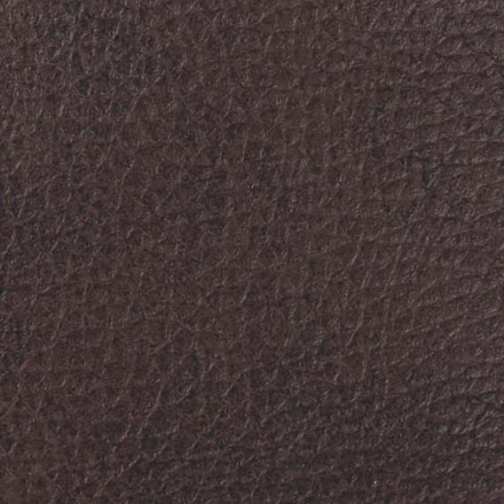 Close-up of textured dark brown leather surface showing detailed grain patterns and slightly uneven finish, echoing the luxurious feel of the Golden Tech PR766 Relaxer MaxiComfort Recliner With Lift Assist - Small.